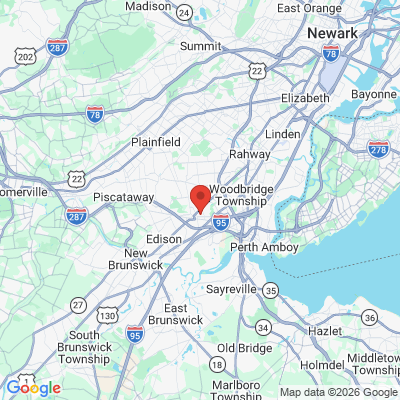 Map to  office in Metuchen, NJ