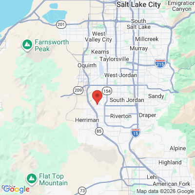 Map to  office in South Jordan, UT