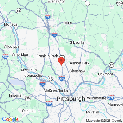 Map to  office in Pittsburgh, PA