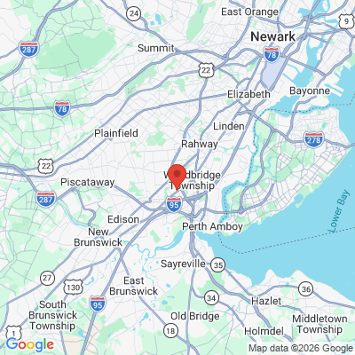 Map to  office in Metuchen, NJ
