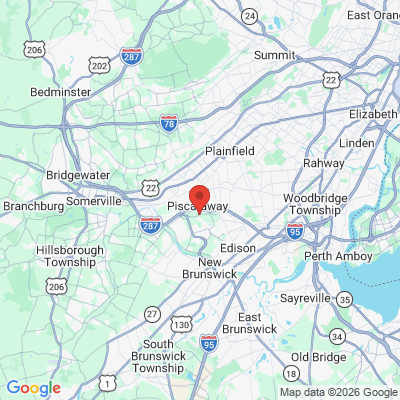 Map to  office in Piscataway, NJ