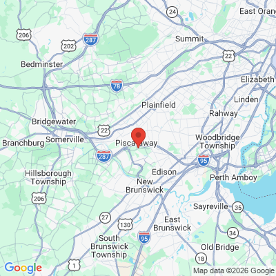 Map to  office in Piscataway, NJ