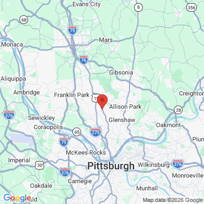 Map to  office in Pittsburgh, PA