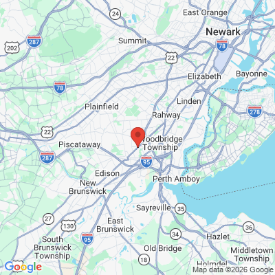 Map to  office in Edison, NJ