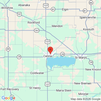 Map to  office in Celina, OH