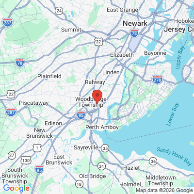 Map to  office in Woodbridge, NJ