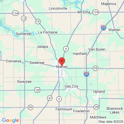 Map to  office in Marion, IN