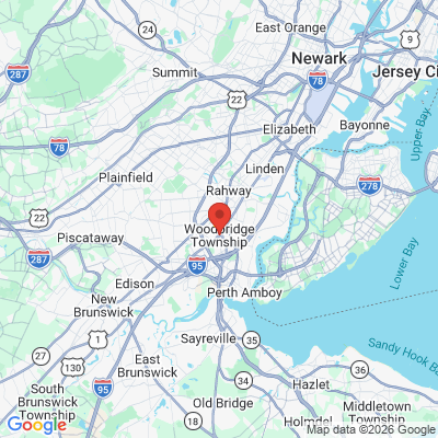 Map to  office in Woodbridge, NJ