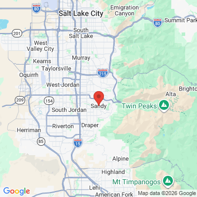 Map to  office in Sandy, UT