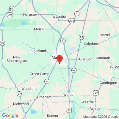 Map to  office in Marion, OH