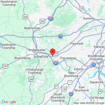 Map to  office in Bound Brook, NJ