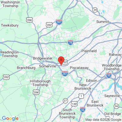 Map to  office in Bound Brook, NJ