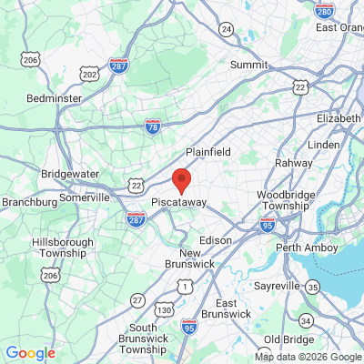 Map to  office in Piscataway, NJ