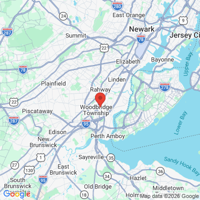 Map to  office in Woodbridge, NJ