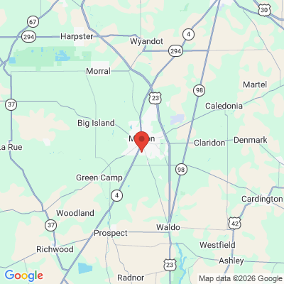 Map to  office in Marion, OH