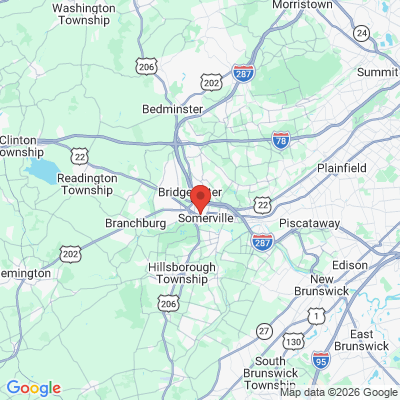 Map to  office in Somerville, NJ