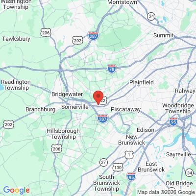 Map to  office in Bound Brook, NJ