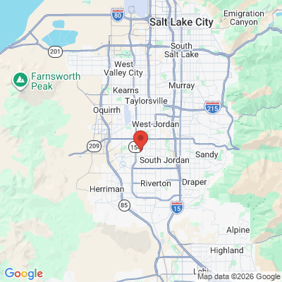 Map to  office in South Jordan, UT