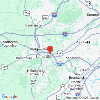 Map to Bridgewater Dental Group office in Bridgewater, NJ