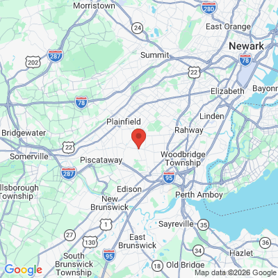 Map to  office in South Plainfield, NJ