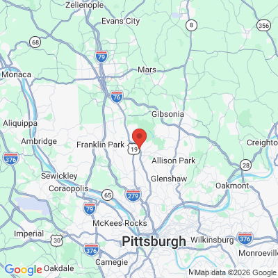 Map to  office in Pittsburgh, PA