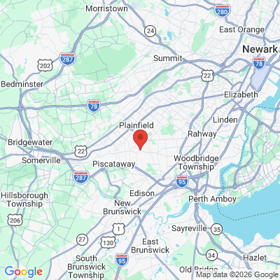 Map to  office in South Plainfield, NJ