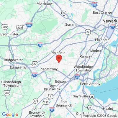 Map to  office in South Plainfield, NJ