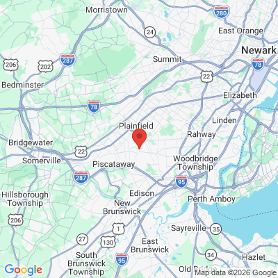 Map to  office in South Plainfield, NJ