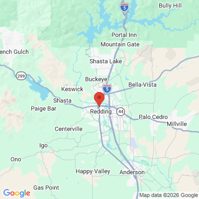 Map to  office in Redding, CA