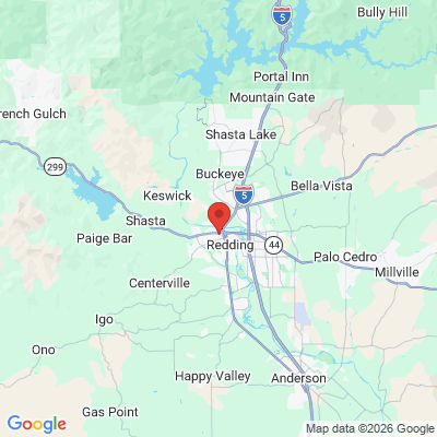 Map to  office in Redding, CA