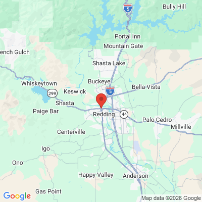 Map to  office in Redding, CA