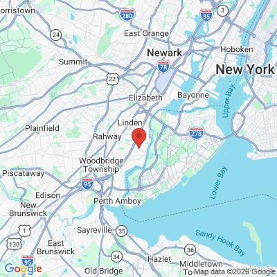 Map to  office in Carteret, NJ