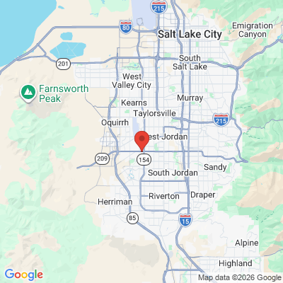 Map to  office in West Jordan, UT