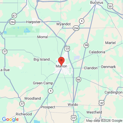 Map to  office in Marion, OH