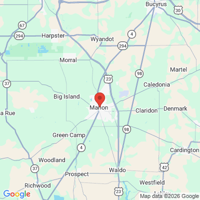 Map to  office in Marion, OH