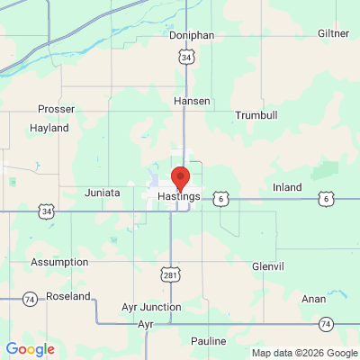 Map to  office in Hastings, NE