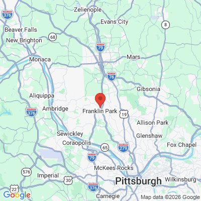 Map to  office in Sewickley, PA