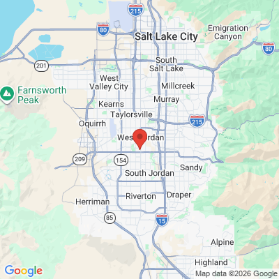 Map to  office in West Jordan, UT