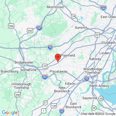 Map to  office in Dunellen, NJ