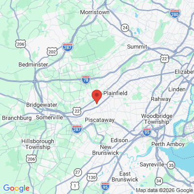 Map to  office in Dunellen, NJ