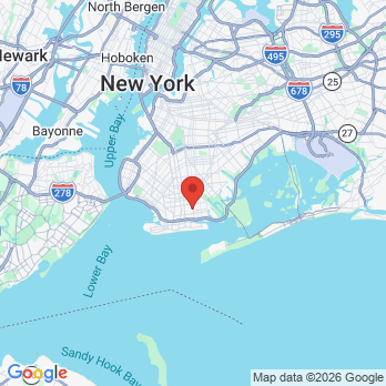 Map to Toppin James D DDS office in Brooklyn, NY