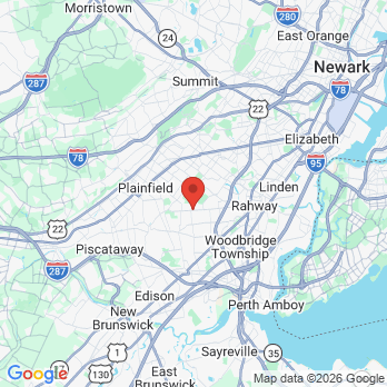 Map to John JK Choi, DmD, Pc office in Edison, NJ
