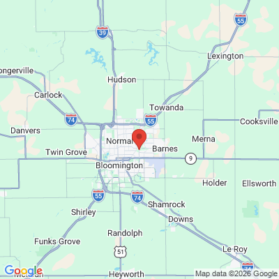 Map to  office in Bloomington, IL