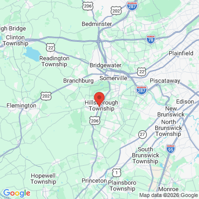 Map to  office in Hillsborough, NJ