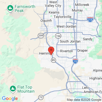 Map to Herriman Hills Dental office in Riverton, UT