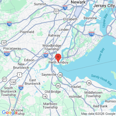 Map to  office in Perth Amboy, NJ