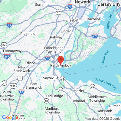 Map to  office in Perth Amboy, NJ