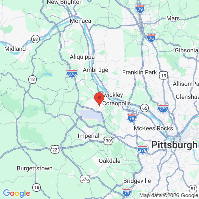 Map to  office in Coraopolis, PA
