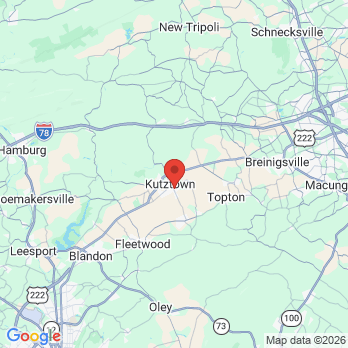 Map to Saucony Smiles office in Kutztown, PA