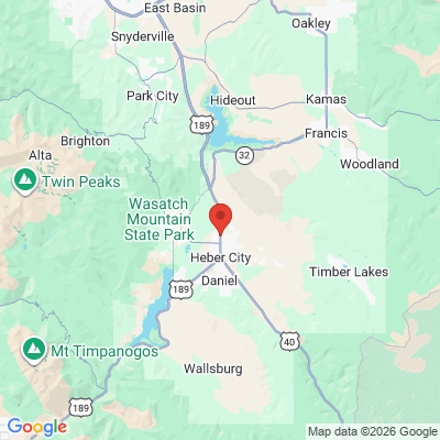 Map to  office in Heber City, UT